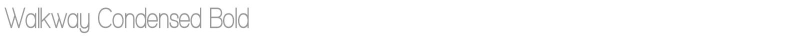 Walkway font preview